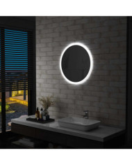 Miroir à LED pour salle de bain 60 cm | Mobilier & Déco