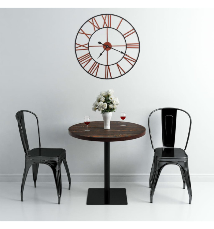 Horloge murale Métal 58 cm Rouge | Mobilier & Déco