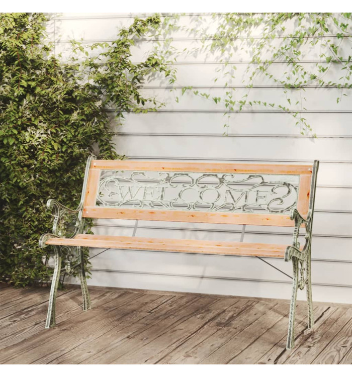Banc de jardin 122 cm Bois de sapin massif | Mobilier & Déco