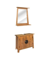 Mobilier de salle de bain Bois de pin massif | Mobilier & Déco