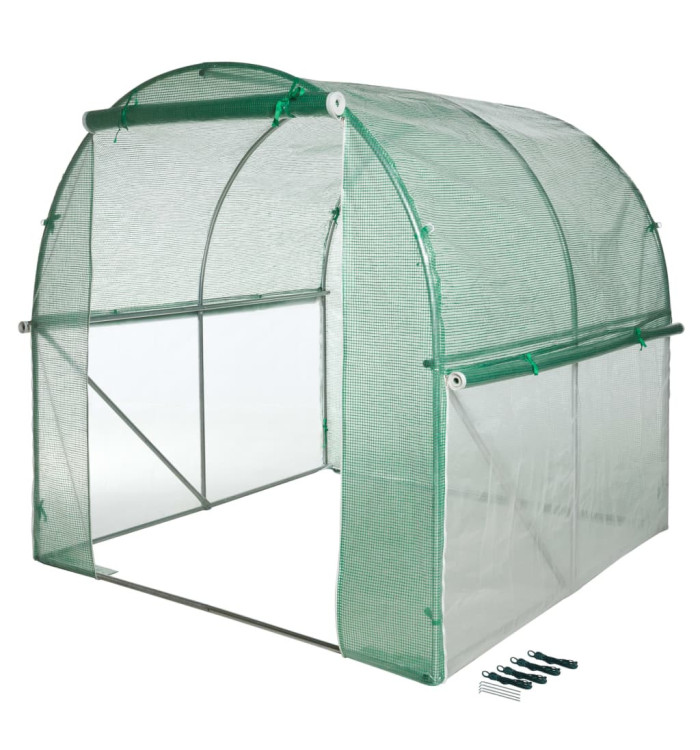 Nature Serre tunnel 200x200x200 cm | Mobilier & Déco