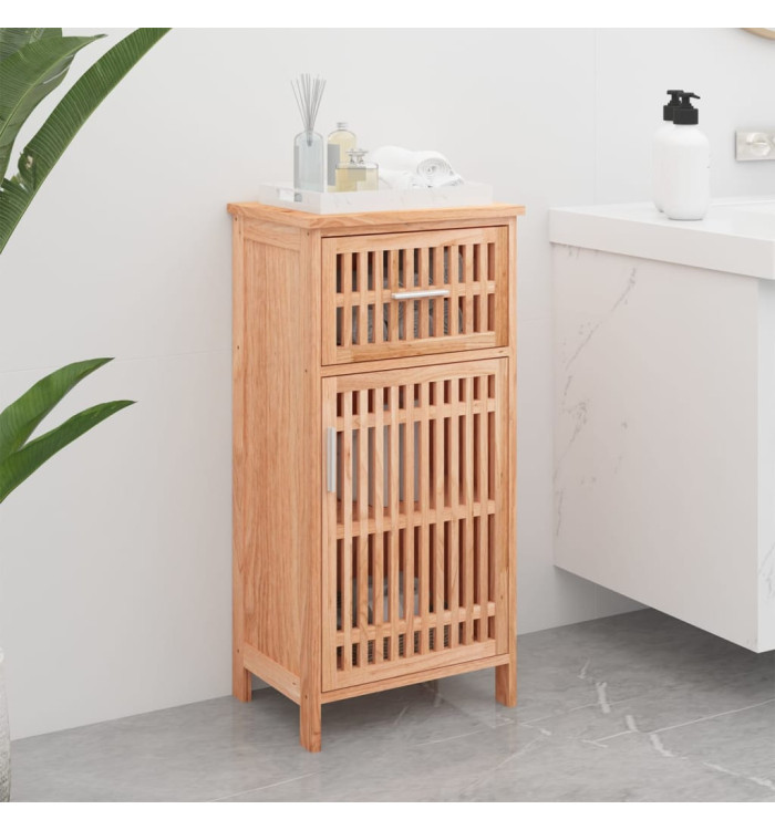 Armoire de salle de bain 42x29x82 cm Bois massif de noyer | Mobilier & Déco