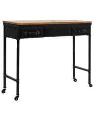 Table console MDF et bois de sapin 100 x 33,5 x 80 cm | Mobilier & Déco