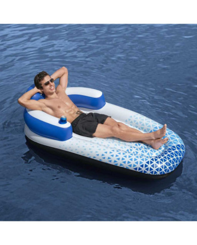 Bestway Chaise longue flottante Hydro Force 183x97 cm Bleu | Mobilier & Déco