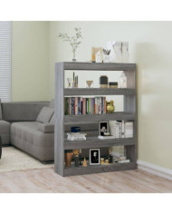 Bibliothèque/Séparateur de pièce sonoma gris 100x30x135 cm | Mobilier & Déco