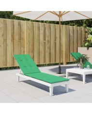 Coussin de chaise de terrasse vert (75+105)x50x4 cm | Mobilier & Déco