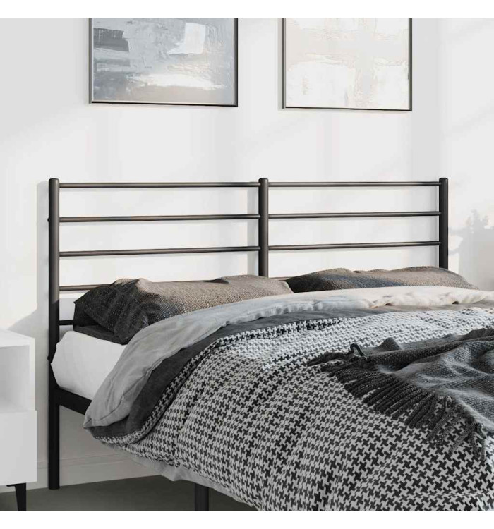 Tête de lit métal noir 150 cm | Mobilier & Déco
