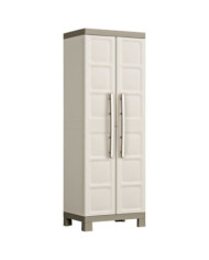 Keter Armoire de rangement polyvalente Excellence Beige et taupe 182cm | Mobilier & Déco