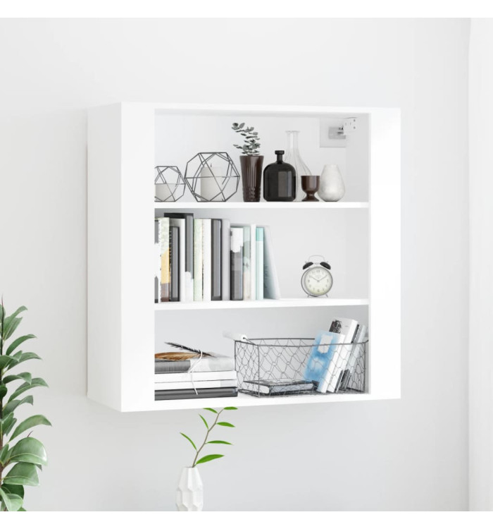 Armoire murale Blanc 80x33x80 cm Bois d'ingénierie | Mobilier & Déco