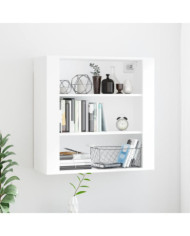 Armoire murale Blanc 80x33x80 cm Bois d'ingénierie | Mobilier & Déco