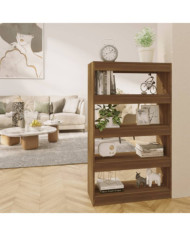 Bibliothèque/Séparateur de pièce Chêne marron Bois d'ingénierie | Mobilier & Déco