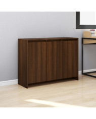 Buffet Chêne marron 102x33x75 cm Bois d'ingénierie | Mobilier & Déco