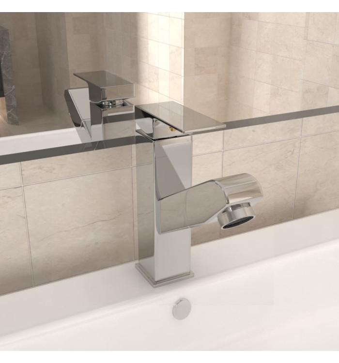 Robinet de lavabo rétractable Finition chromée 157x172 mm | Mobilier & Déco