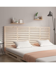 Tête de lit murale 166x3x91,5 cm Bois massif de pin | Mobilier & Déco