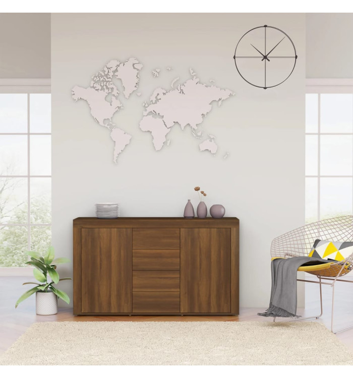 Buffet Chêne marron 120x36x69 cm Bois d'ingénierie | Mobilier & Déco