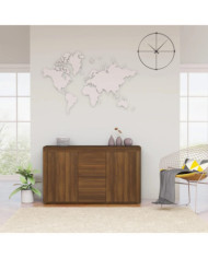 Buffet Chêne marron 120x36x69 cm Bois d'ingénierie | Mobilier & Déco