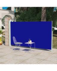 Auvent latéral rétractable de patio 160x300 cm Bleu | Mobilier & Déco