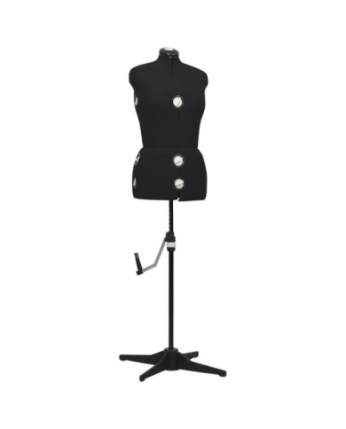 Mannequin de robe ajustable pour femme Noir M Taille 40-46 | Mobilier & Déco