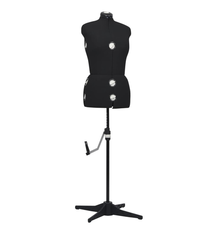 Mannequin de robe ajustable pour femme Noir M Taille 40-46 | Mobilier & Déco