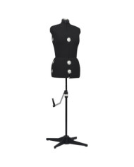 Mannequin de robe ajustable pour femme Noir M Taille 40-46 | Mobilier & Déco