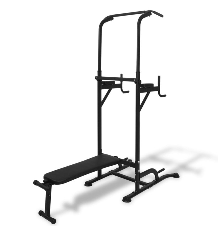 Tour de musculation avec banc d'assise | Mobilier & Déco