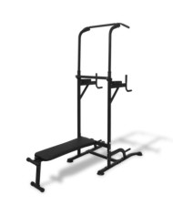 Tour de musculation avec banc d'assise | Mobilier & Déco
