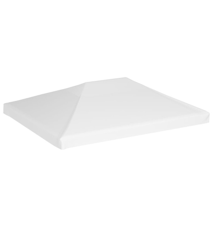 Toile de toit de belvédère 270 g/m² 4x3 m Blanc | Mobilier & Déco