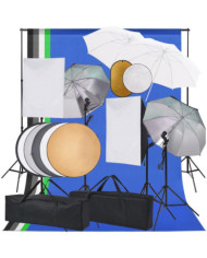 Kit de studio photo boîte à lumière toile de fond et réflecteur | Mobilier & Déco