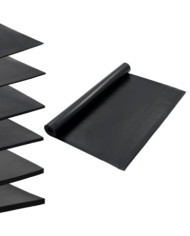 Tapis en caoutchouc antidérapant 1,2x5 m 2 mm Lisse | Mobilier & Déco