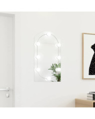 Miroir avec éclairage LED 70x40 cm Verre Arche | Mobilier & Déco
