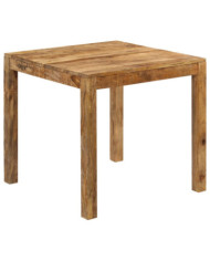 Table à manger Bois de manguier massif 82x80x76 cm | Mobilier & Déco