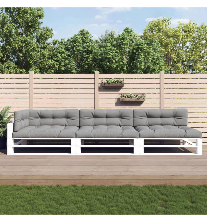 Coussins de palette lot de 7 gris tissu | Mobilier & Déco