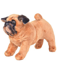 Jouet en peluche Chien de race Pug Marron clair XXL | Mobilier & Déco