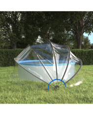 Dôme de piscine rond 376x188 cm PVC | Mobilier & Déco