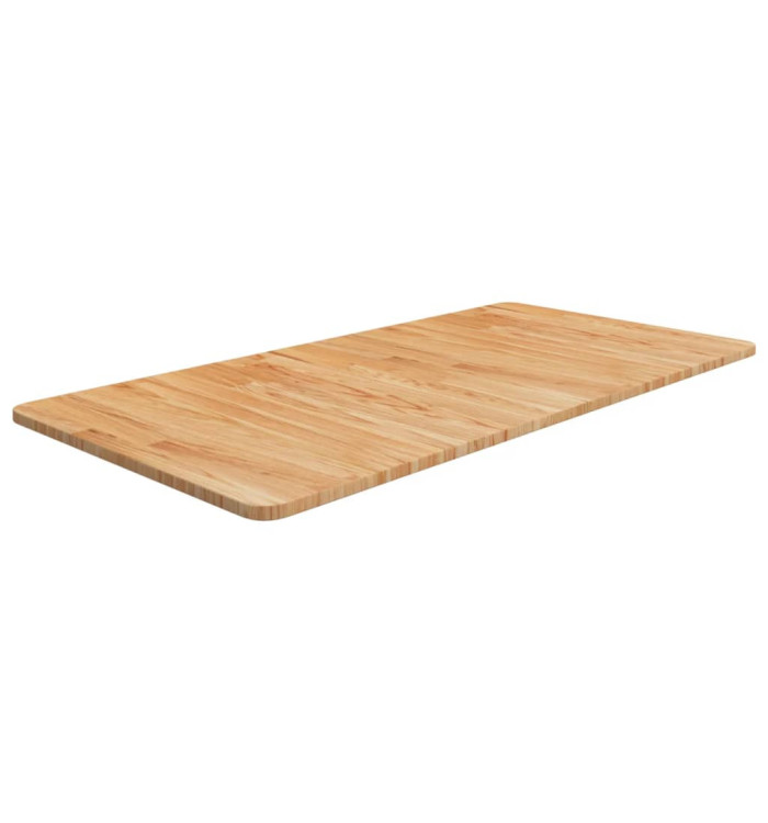 Comptoir de salle de bain Marron clair 100x50x1,5cm Bois traité | Mobilier & Déco