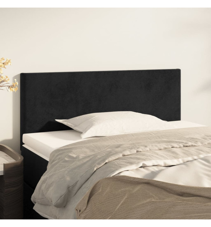 Tête de lit Noir 90x5x78/88 cm Velours | Mobilier & Déco