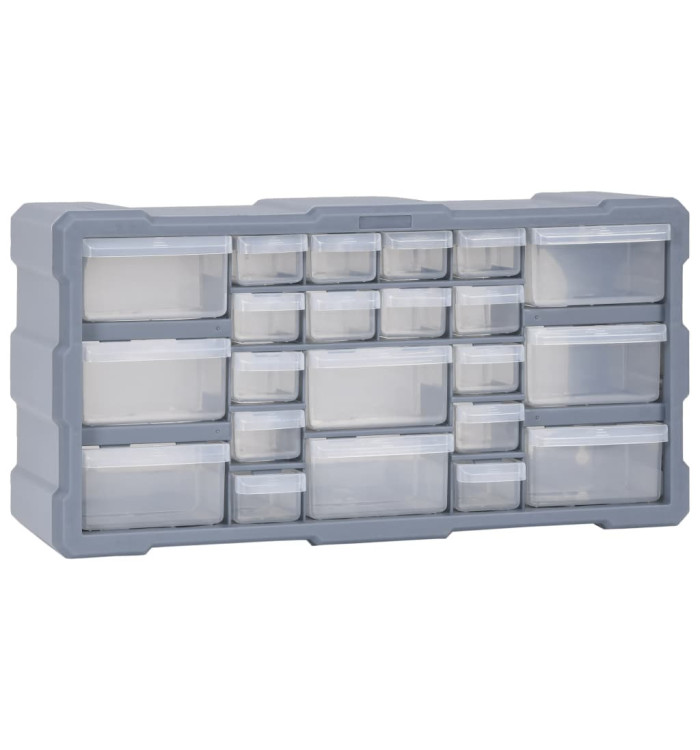 Organisateur multi-tiroirs avec 22 tiroirs 49x16x25,5 cm | Mobilier & Déco