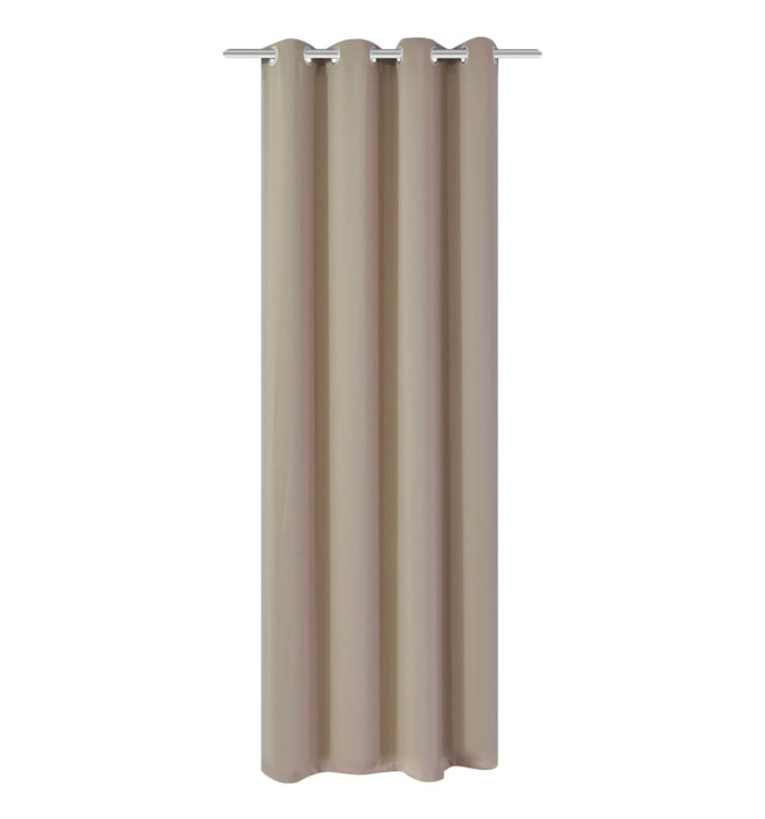 Rideau occultant avec œillets métalliques 270 x 245 cm Crème | Mobilier & Déco