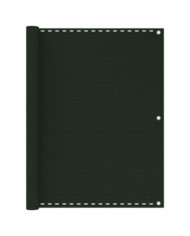 Écran de balcon Vert foncé 120x300 cm PEHD | Mobilier & Déco