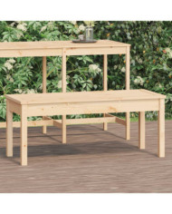 Banc de jardin 109x44x45 cm bois massif de pin | Mobilier & Déco