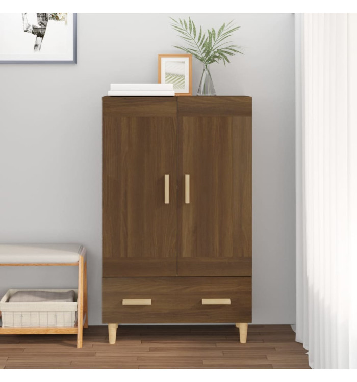 Buffet Chêne marron 70x31x115 cm Bois d'ingénierie | Mobilier & Déco
