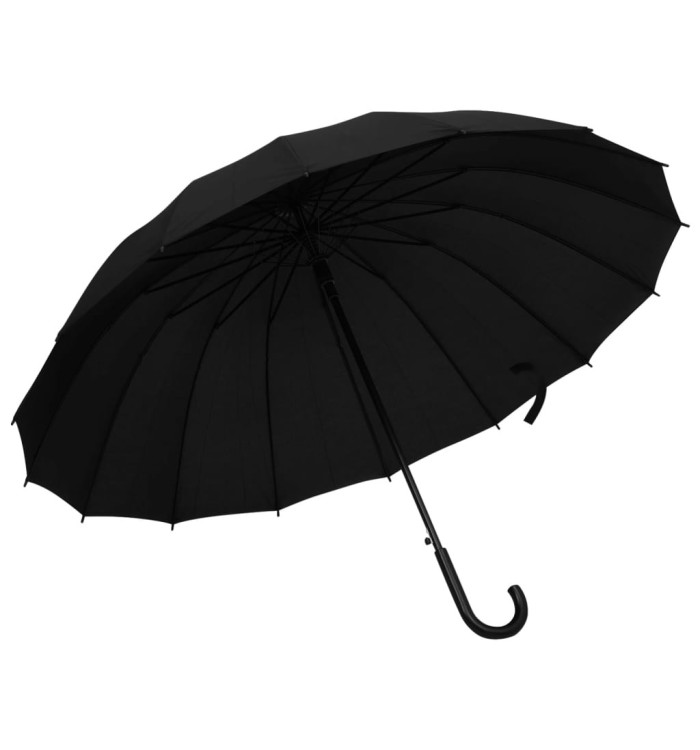 Parapluie automatique Noir 120 cm | Mobilier & Déco