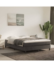 Matelas de lit à ressorts ensachés Gris foncé 140x200x20 cm | Mobilier & Déco