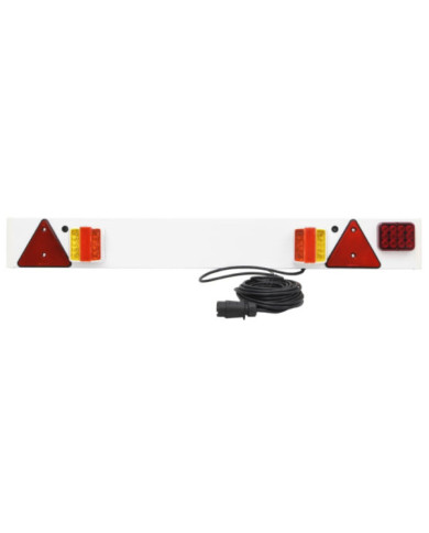 Feu de remorque Rouge 115x6x14 cm Ampoule LED 12 V | Mobilier & Déco