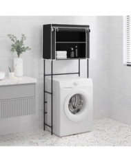 Support de rangement 2 niveaux sur la machine à laver Noir Fer | Mobilier & Déco