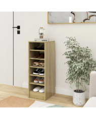 Armoire à chaussures Chêne Sonoma 31,5x35x90 cm Bois ingénierie | Mobilier & Déco