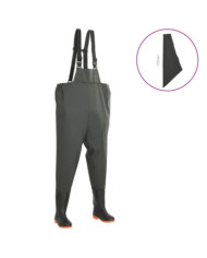 Pantalon échassier avec bottes Vert Pointure 42 | Mobilier & Déco