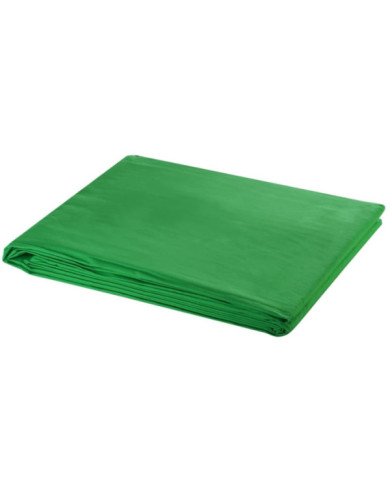 Toile de fond coton sans support vert 500x300 cm incrustation | Mobilier & Déco