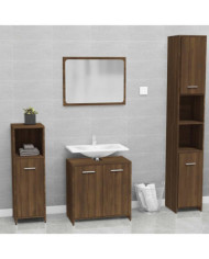 Meubles de salle de bain Chêne marron Bois d'ingénierie | Mobilier & Déco