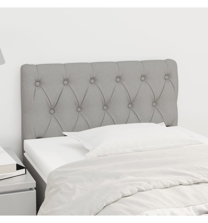 Tête de lit Gris clair 80x7x78/88 cm Tissu | Mobilier & Déco